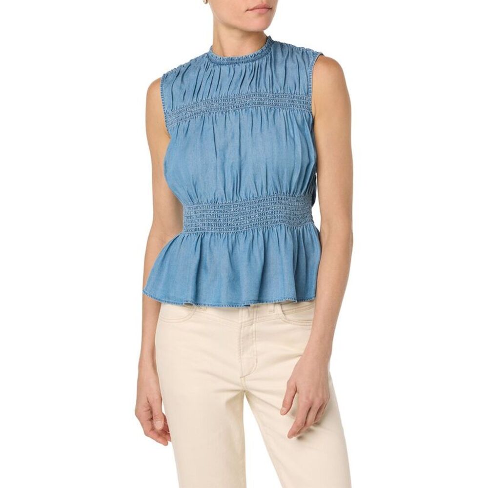 Joe's Jeans Blue Sleeveless Top
